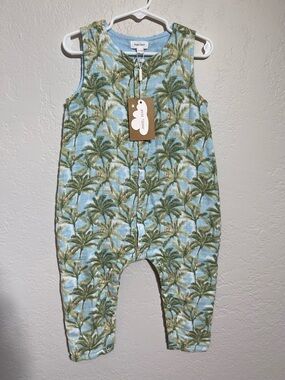 Angel Dear Palm Tree Baby Romper - 18 to 24 Months - NWT